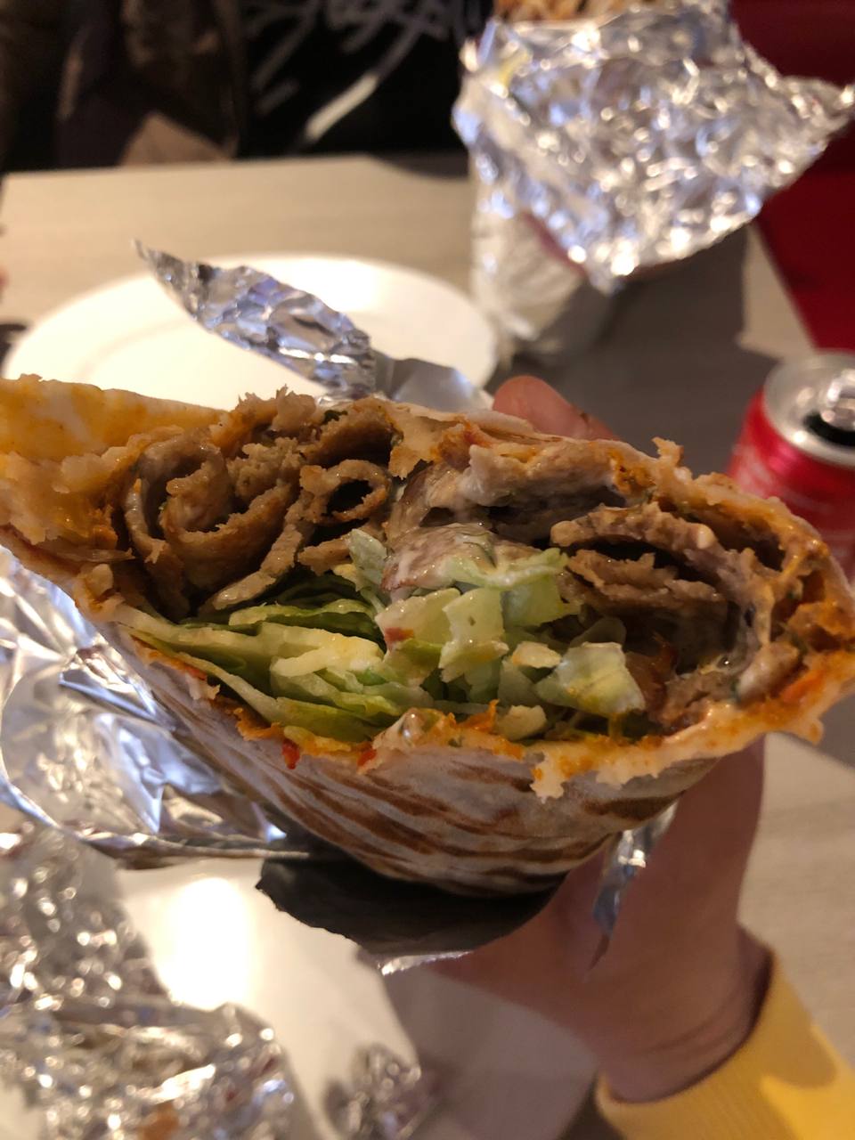 Meat-filled Wrap