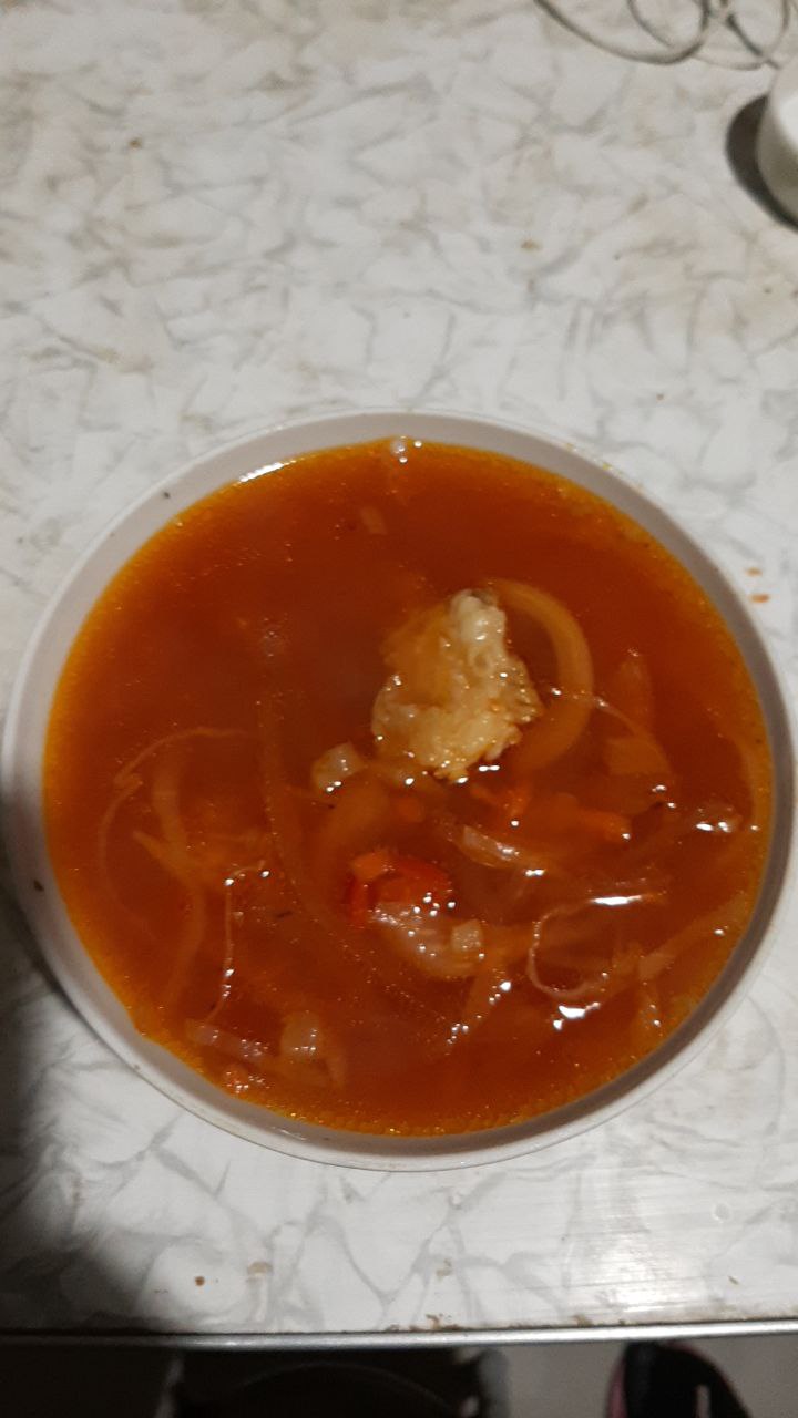 Tomato-based Vegetable Soup With Meat