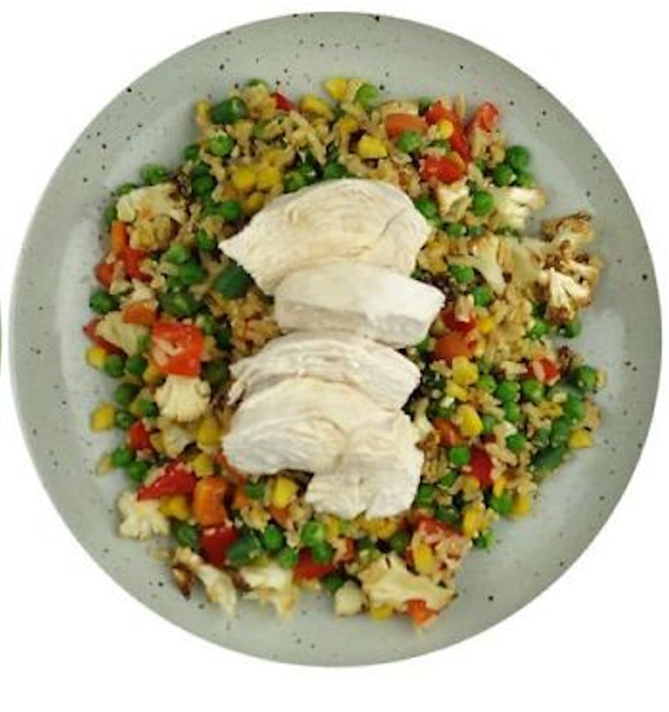 Chicken And Vegetables With Rice Or Quinoa