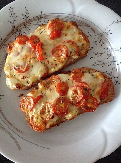 Cheese And Tomato On Toast