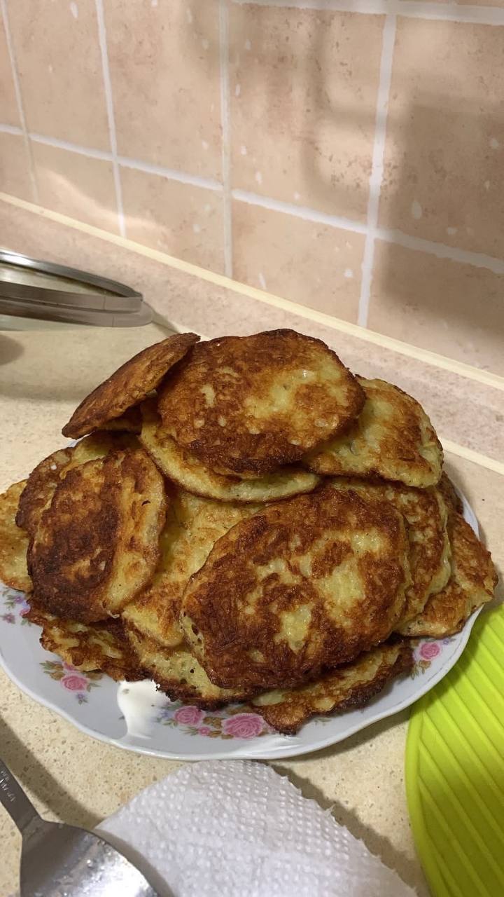 Stack Of Pancakes Or Fritters