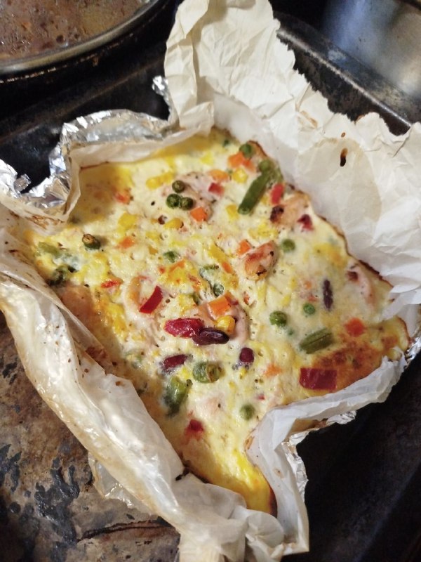 Vegetable And Cheese Baked Frittata