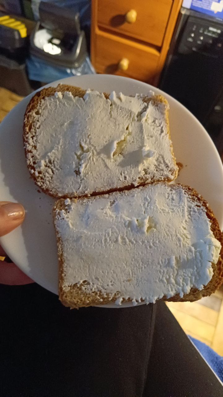 Cream Cheese On Toast