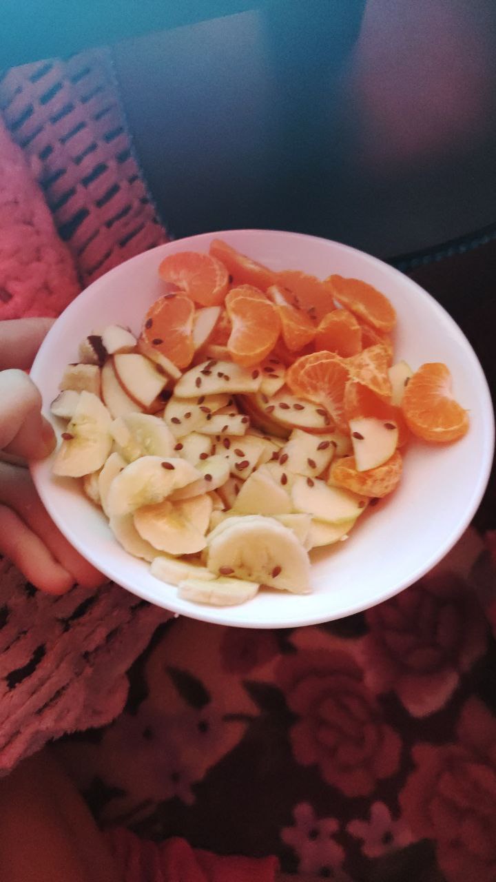 Fruit Salad With Flaxseeds