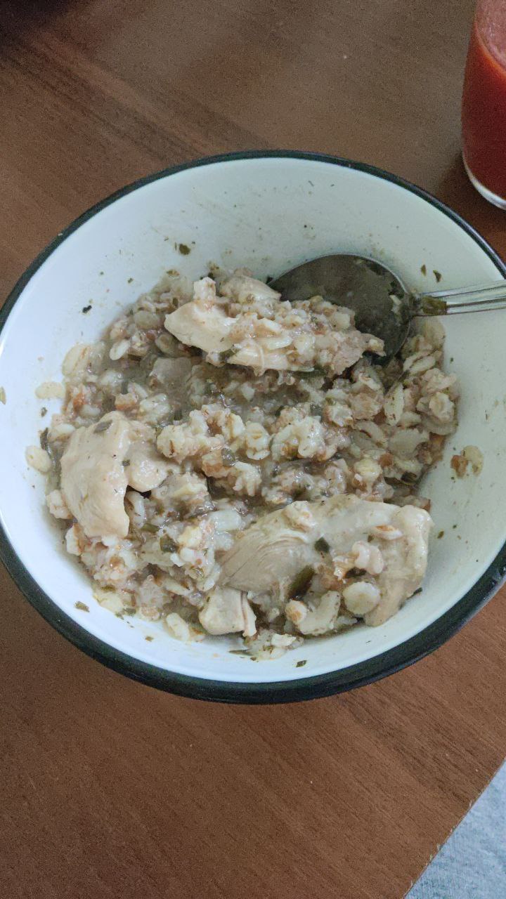 Chicken And Oatmeal Preparation