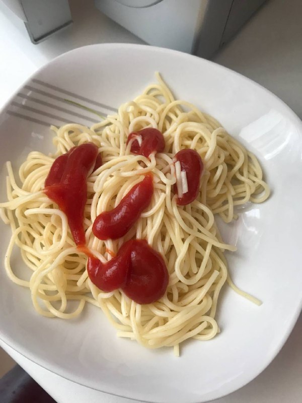 Spaghetti With Ketchup