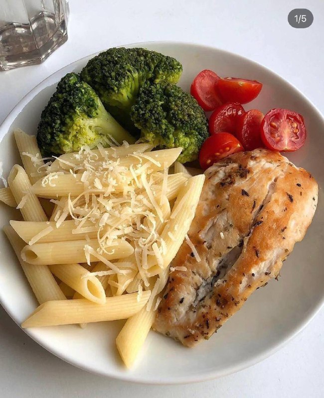 Grilled Chicken With Pasta And Vegetables
