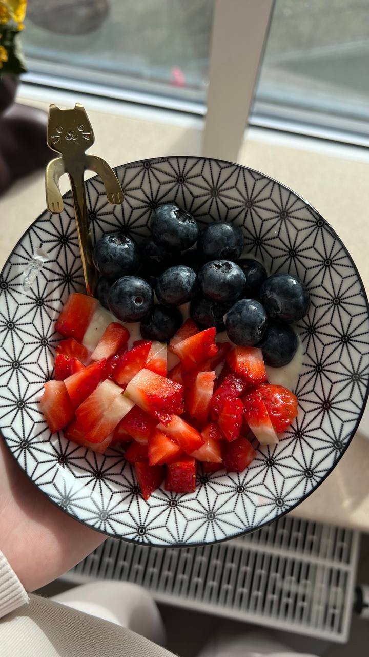 Fruit Salad With Blueberries And Strawberries