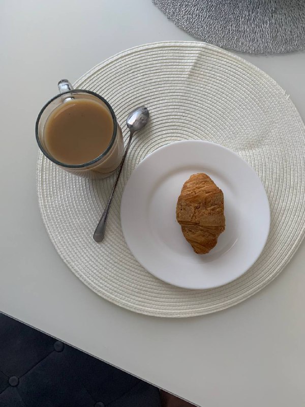 Croissant With Coffee
