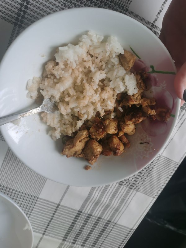 Stir-fried Chicken With Rice