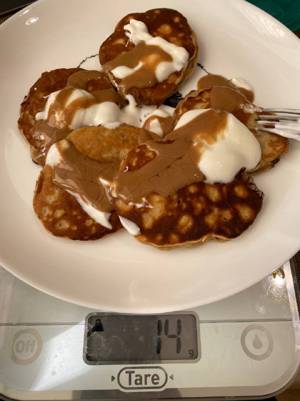 Pancakes With Peanut Butter And Yogurt