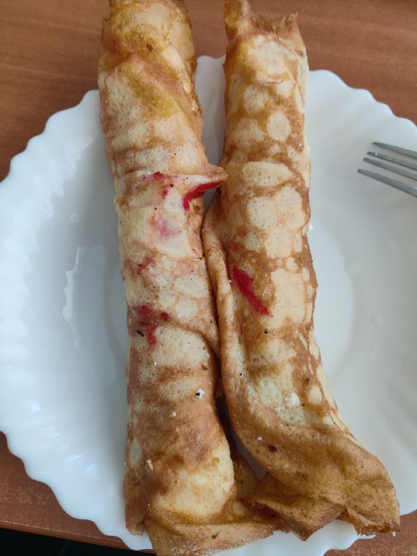 Crepes With A Fruit Filling