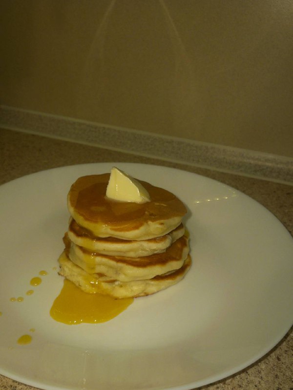 Pancakes With Butter And Syrup