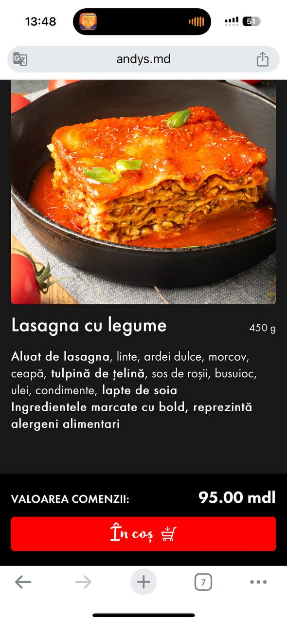 Lasagna Cu Legume (vegetable Lasagna)
