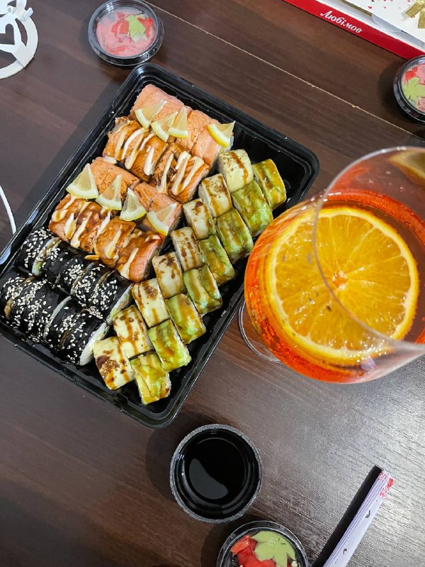 Assorted Sushi Rolls