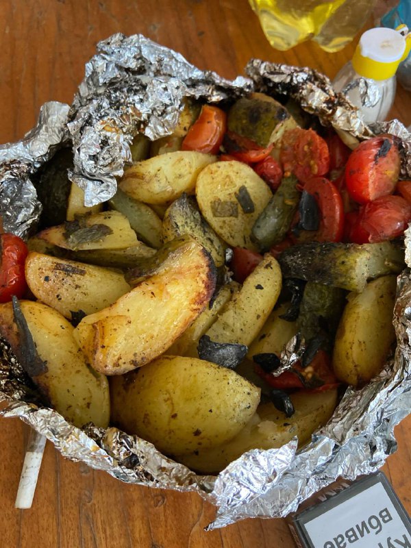 Roasted Potatoes And Vegetables