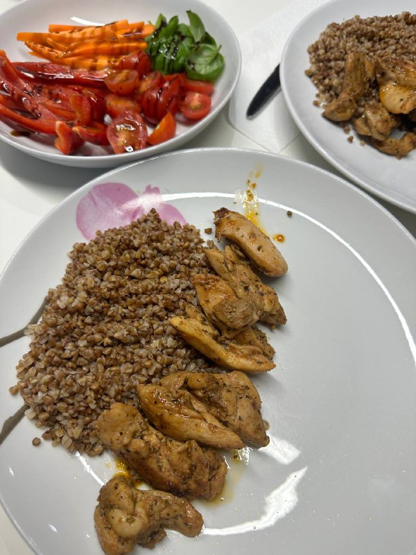 Grilled Chicken With Buckwheat