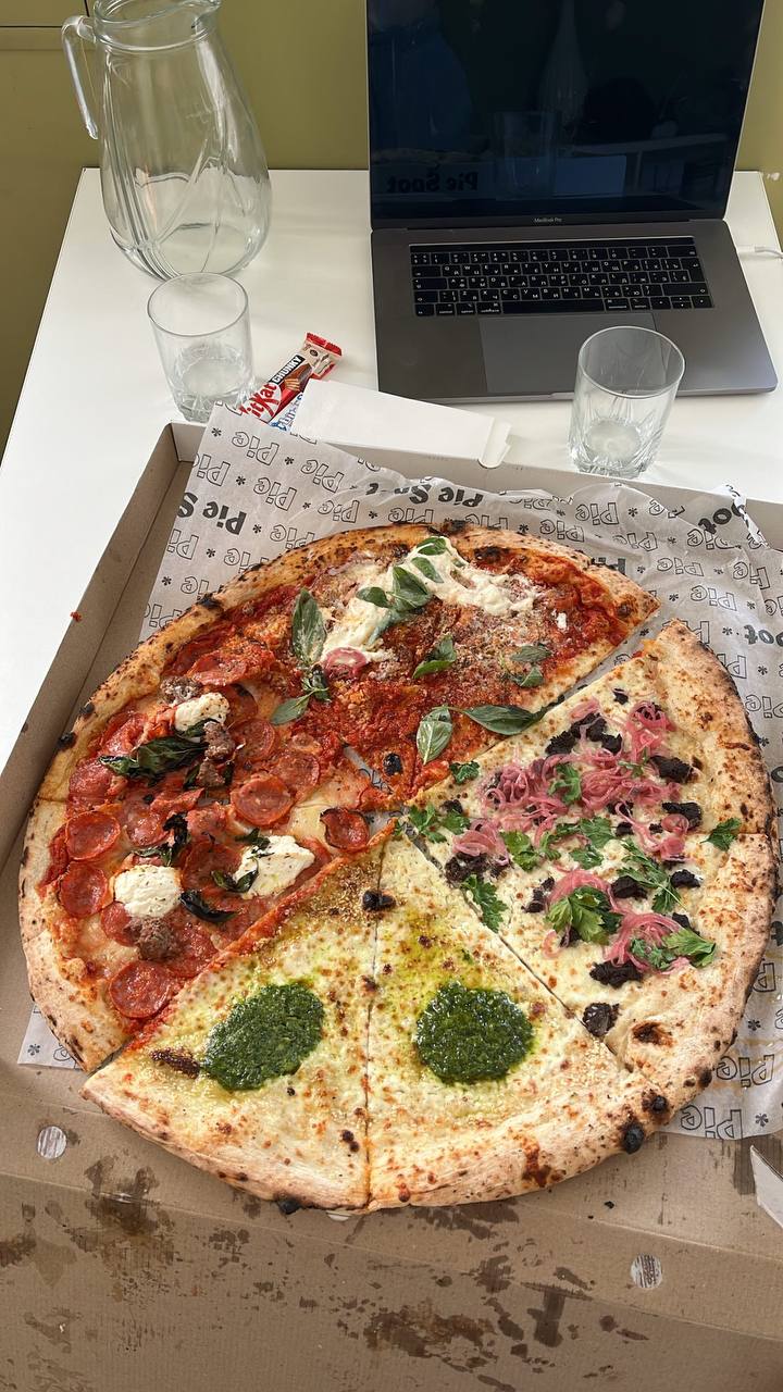 Half And Half Custom Pizza