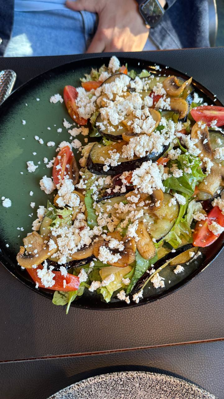 Grilled Vegetable Salad With Feta Cheese