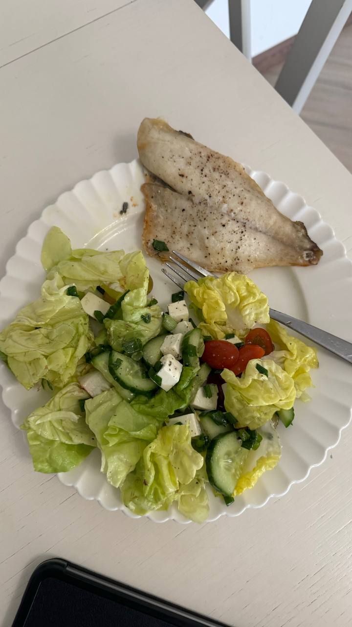 Grilled Chicken Breast With Salad