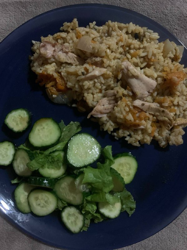 Chicken Fried Rice With Salad
