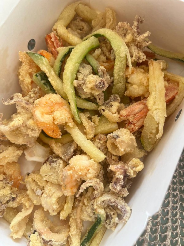 Fried Seafood And Vegetable Tempura