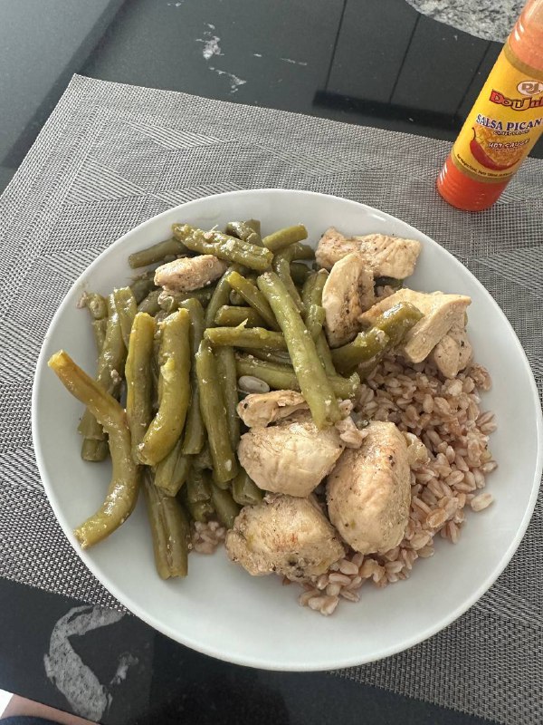 Chicken, Green Beans, and Rice