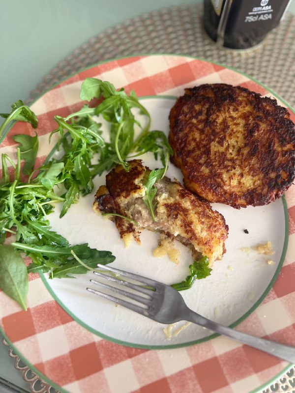 Potato Pancakes with Arugula