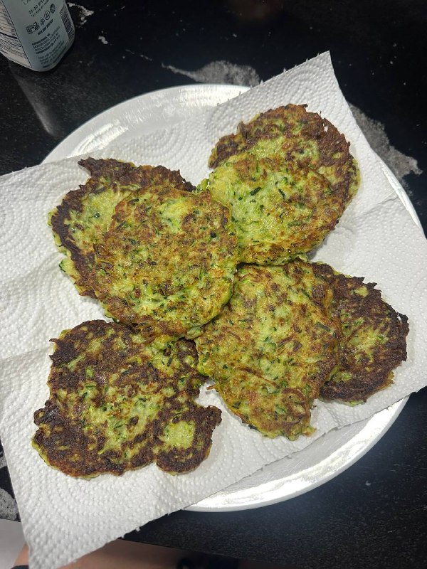 Zucchini Fritters (no Parmesan)