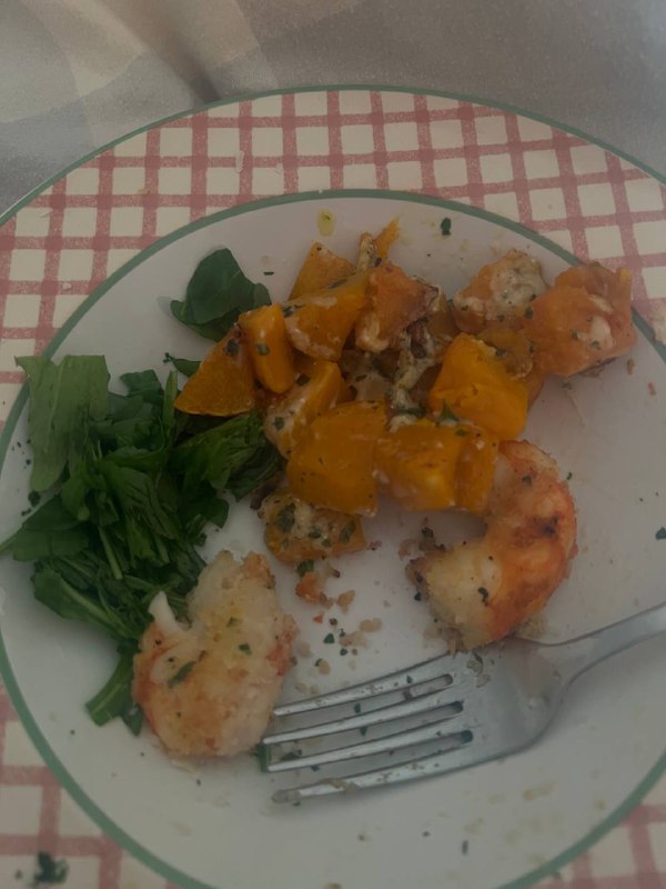 Shrimp and Butternut Squash Salad