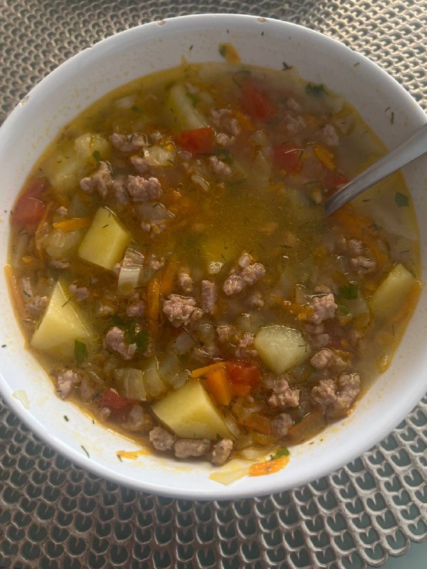 Vegetable And Meat Soup