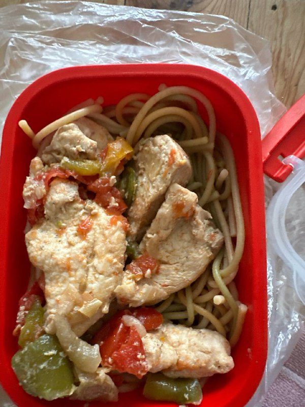 Chicken And Vegetables With Pasta