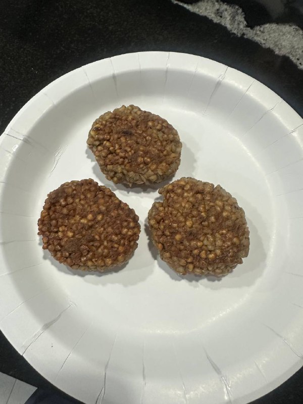 Buckwheat Beef Patties