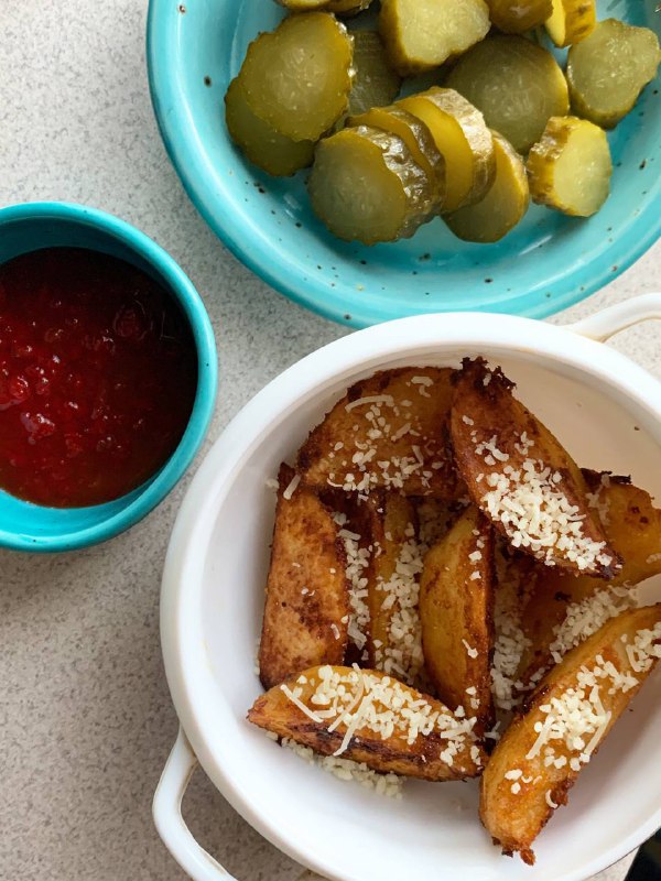 Parmesan Potato Wedges