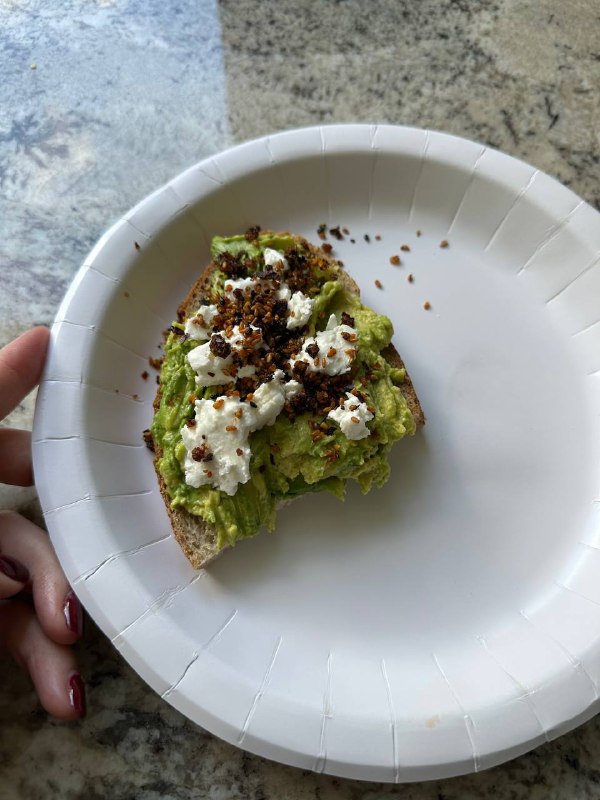 Avocado Toast With Feta