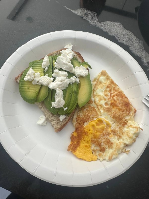 Avocado Toast With Fried Egg