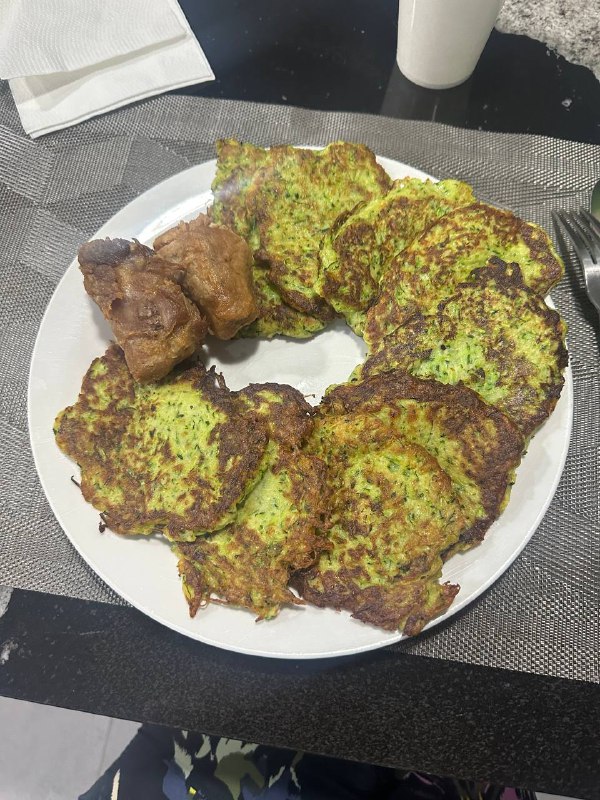 Zucchini Fritters With Pork