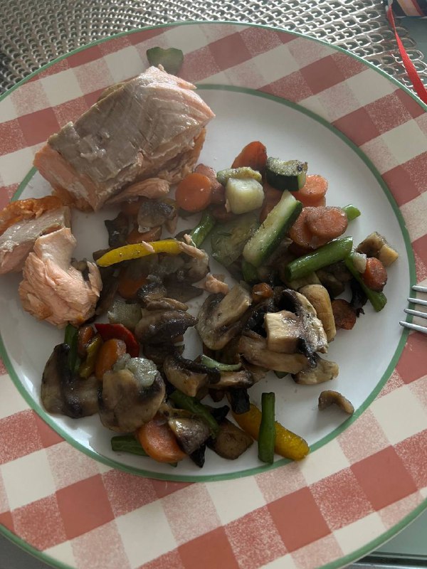 Salmon With Mixed Vegetables