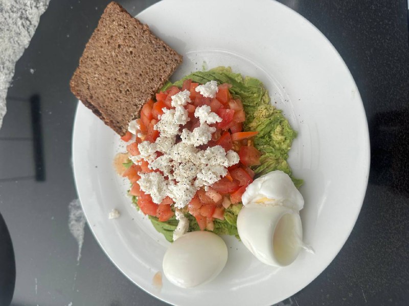 Avocado Toast With Poached Egg