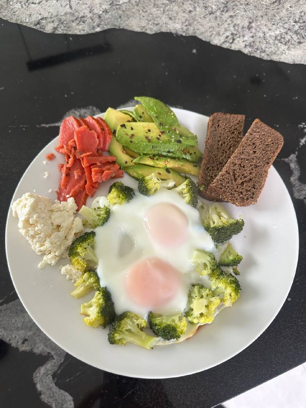 Vegetable And Egg Plate